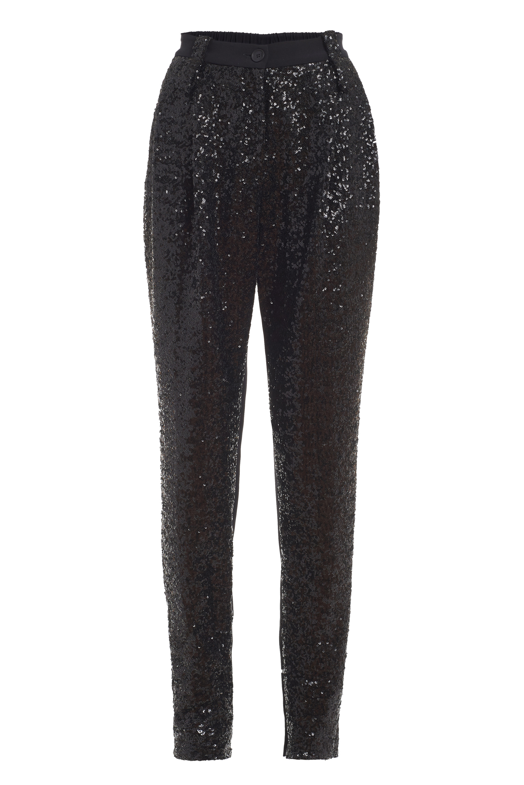 Silk and Sequin Trousers